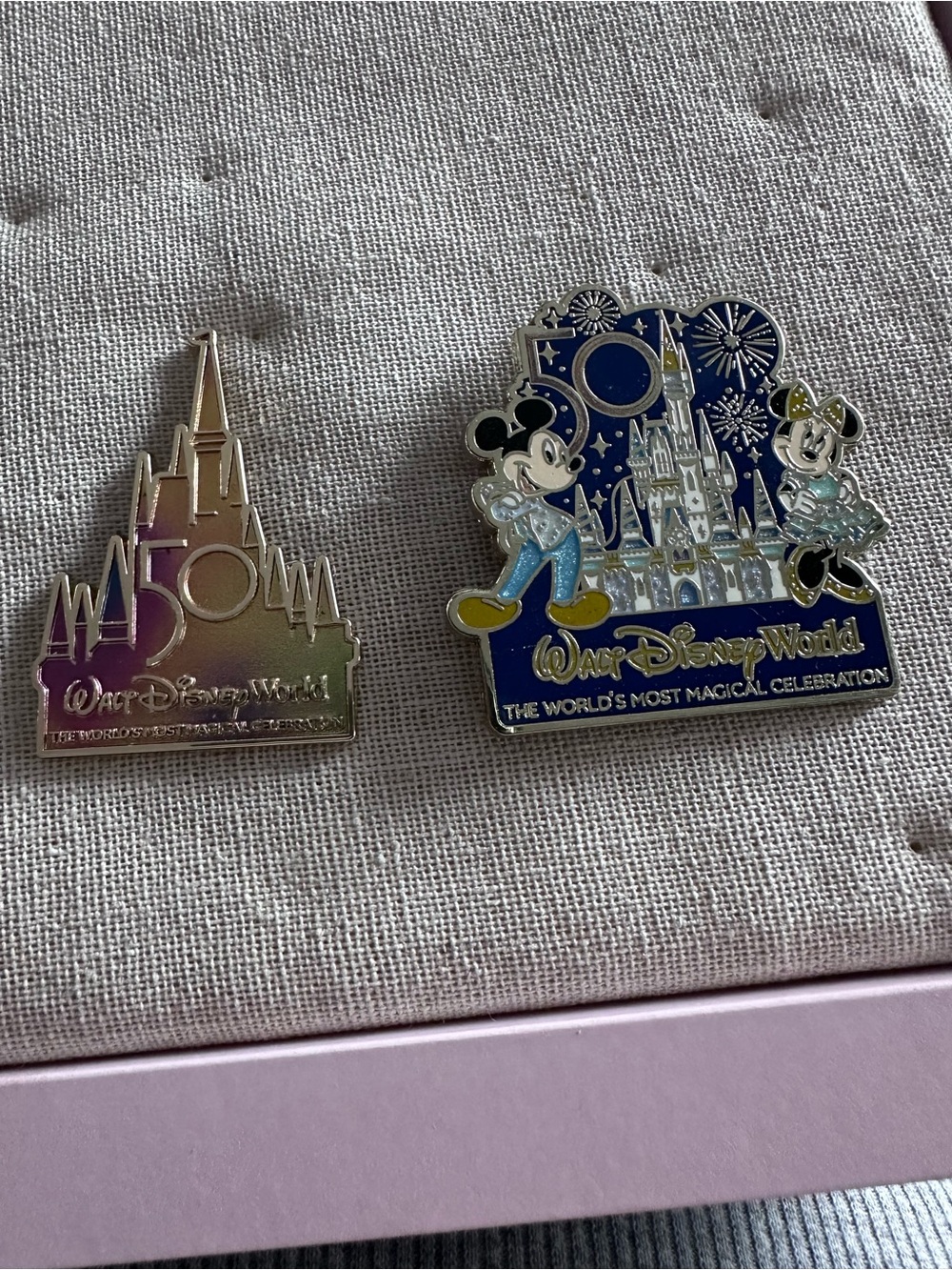 Walt Disney World 50th Anniversary Pins